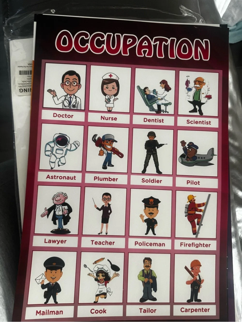 20 Pack Large Kids Laminated